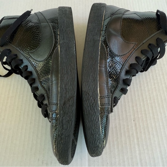 Nike Black High Top Sneakers Size 8.5 - Picture 12 of 12